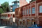 Building, balcony, shops, homes, houses, Tblisi