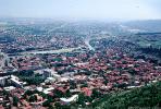 Kura River, homes, houses, valley, Tbilisi