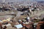 Kura River, buildings, homes, houses, Metekhi Tbilisi