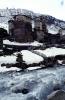 River, Snow, Homes, Houses, Buildings, Village, Town, Svaneti, Caucasus Mountains, CGGV01P13_12