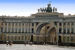 Quadriga, Arch, building, Palace Square, The Winter Palace, (Hermitage), CGKV01P01_17.1721