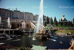 Water Fountain, aquatics, Summer Palace in Petrodvorets, 1950s, CGKV01P08_03.1721