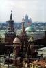 Saint Basil Orthodox Building, Russian Orthodox Red Square, Kremlin, Tower, Red Star, Steeple, skyline, CGMV02P13_02