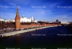 Moscow River, The Grand Kremlin Palace, buildings, Kremlin Wall, The Water Supplying Tower, CGMV03P01_15