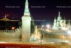 The Savior's Tower, wall, Red Square, Saint Basil