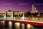 buildings, Moscow River, night, nighttime, Twilight, Dusk, Dawn, Kremlin Wall, CGMV03P03_05