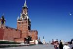 Red Square, clock tower, Kremlin, building, The Saviors Tower