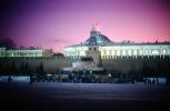 The Senate Tower, Red Square, building, night, dusk, evening, dome, Lenins Tomb, wall