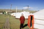 Yurt, home, house, building, circular, Gobi Desert, Mongolia, CGVV01P01_15
