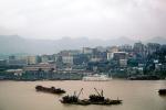 cityscape, dock, skyline, mountains, Yangtze River, CGXV01P02_14