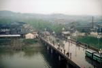 Bridge, Rain, River, rainy, Nanjing, 1950s
