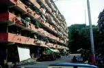 Tenement Apartment Building, Porches, 1968, 1960s