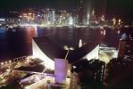 Harbor, Skyline, Buildings, Night, Nighttime, Cityscape, 2002, 2000's, CHHV01P10_15