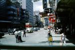 Street Scene, Shops, signs, signage, buildings, Sidewalk, 1962, 1960s