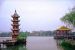 Pagoda on a Lake, building