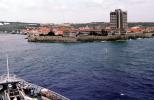Harbor Entrance, waterfront, Rif Fort, Seawall, wall, Willemstad Skyline, Curacao, CIAV01P03_09