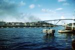 Pontoon Bridge, Queen Juliana Bridge, Harbor, Willemstad, Curacao, CIAV01P06_11