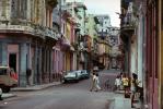 Old Havana, Colorful Buildings, Sidewalk, CICV01P01_08.1724