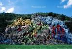Rock painting, 120-meter-high mural, Vinales, Vi?ales, Cuba  , CICV01P04_01