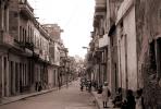 Old Havana, Buildings, Sidewalk, CICV01P09_03B