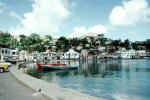 Saint George' waterfront, Boats, Buildings, Shoreline, Hill, CIGV01P03_10