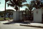 Venezuela Embassy, Port-au-Prince, Haiti, Gate, Curb, sidewalk, CIHV01P03_18