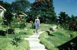 Hotel Cottages, Garden, bushes, path, pathway, Steps, trees
