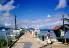 Dock, Harbor, boats, people, Saint Thomas