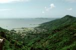 Harbor, Town, Coast, Coastline, hills, Tortola Island, British Virgin Islands