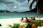 Beach, Sand, boats, Coast, Coastline, hills, Cane Garden Bay, Tortola Island, British Virgin Islands, CIUV01P03_11