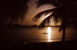 Sunset at the Beach, water, boat, Caneel Bay, CIUV01P05_01