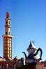 Minaret, Giant Teapot, Village Center, City, Monument, Sculpture, landmark, CJAV01P03_03