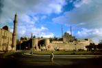 Citadel, Castle, Mosque, Minaret, Landmark, cityscape, 1964, 1960s