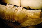 Ramses II, Memphis, Nile Valley, Landmark, Indoors, Interior, Archaeology, Building, Museum, reclining statue, 1950s, CJEV01P04_16.1041