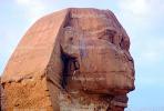 Sphinx Head, Face, landmark, Giza, 1950s