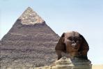 Sphinx, The Great Pyramid of Cheops, Giza, landmark, CJEV01P08_10
