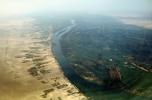 Nile River, Cairo from the Air, Smog, Haze
