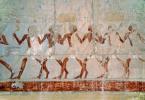 People Figures, bar-Relief art, Temple of Queen Hatshepsut, CJEV01P10_16