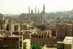 Cityscape, Housing, Buildings, Minarets, Mosque, Cairo