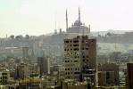 Cityscape, Housing, Buildings, Minarets, Mosque, Cairo, CJEV01P14_12