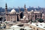Mosque, Minaret, landmark, cityscape, buildings, Cairo, CJEV01P14_13