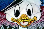 Donald Duck, Mosaic, tilework, tile mosaic, eyes, smile, duck