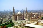 Mosque, Minaret, Cairo, landmark, Old Cairo - View from the The  Mohammed Ali  Mosque, CJEV02P11_06
