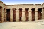 Peristyle Hall, Mortuary Temple of Ramesses III, Medinet Habu Temple, Ramesseum, CJEV02P14_09