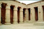 Peristyle Hall, Mortuary Temple of Ramesses III, Medinet Habu Temple, Ramesseum
