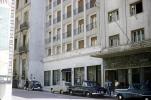 Hotel Alfa, Cars, Sidewalk, Building, Cairo, CJEV03P01_05