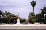 Statue, Park, Palm TreesCasa Blanca, 1952, 1950s, CJMV01P01_02