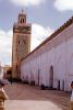 Ancient Sultan's Palace, Tower, Marrakech, 1952, 1950s, CJMV01P01_08