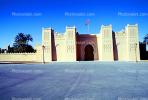 Kasbah, landmark, building, Castle, Morocco, arch, near Erfud, CJMV01P11_17