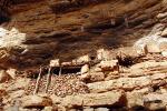 The Bandiagara Escarpment, Sandstone, Cliff Dwellings, Cliff-hanging Architecture, Dogon Country, Mopti Region, Sahil, Sahel, CJQV01P02_03.0380